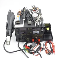 saike 909d heat gun desoldering station power multi function 3 in 1 constant temperature soldering iron soldering station