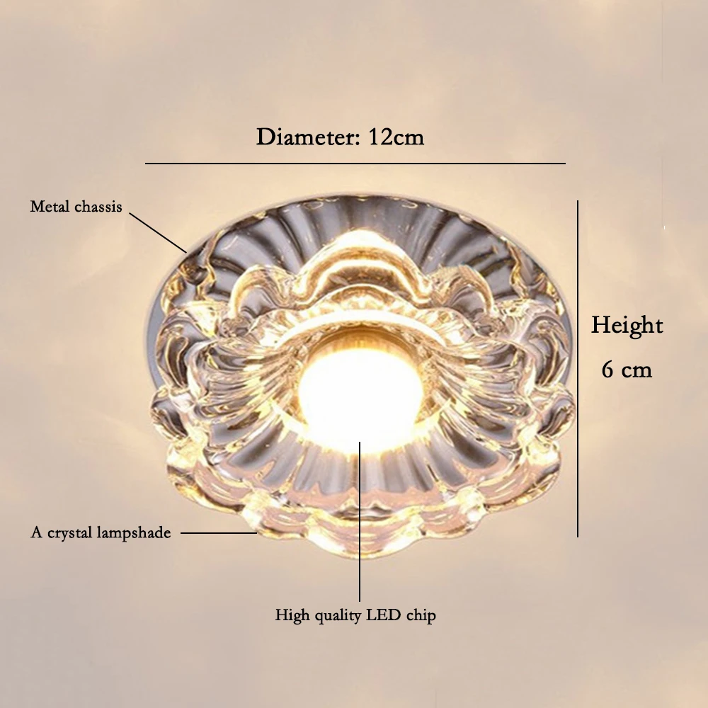Светодиодный потолочный светильник в форме лотоса 3 Вт/5 Вт | Освещение