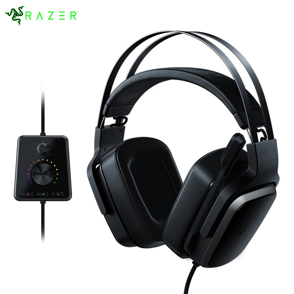 Razer Tiamat 7 1 V2 аналоговая игровая гарнитура с микрофоном 50 мм настраиваемые