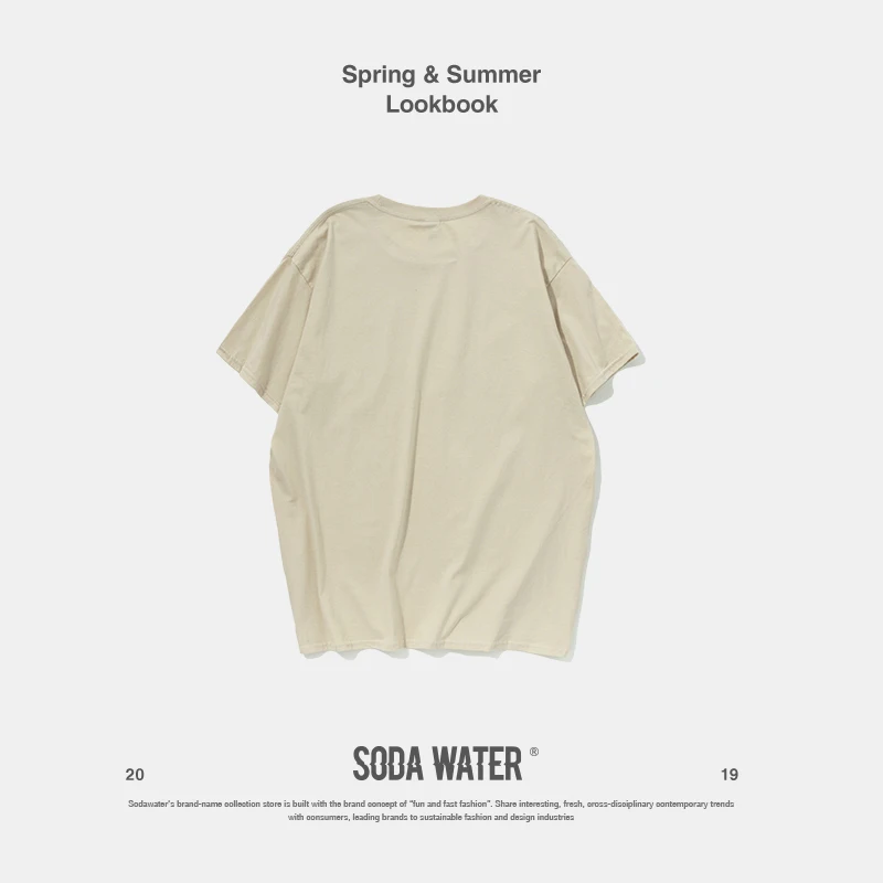 SODA водяная уличная забавная Футболка с принтом в стиле хип-хоп летние футболки из