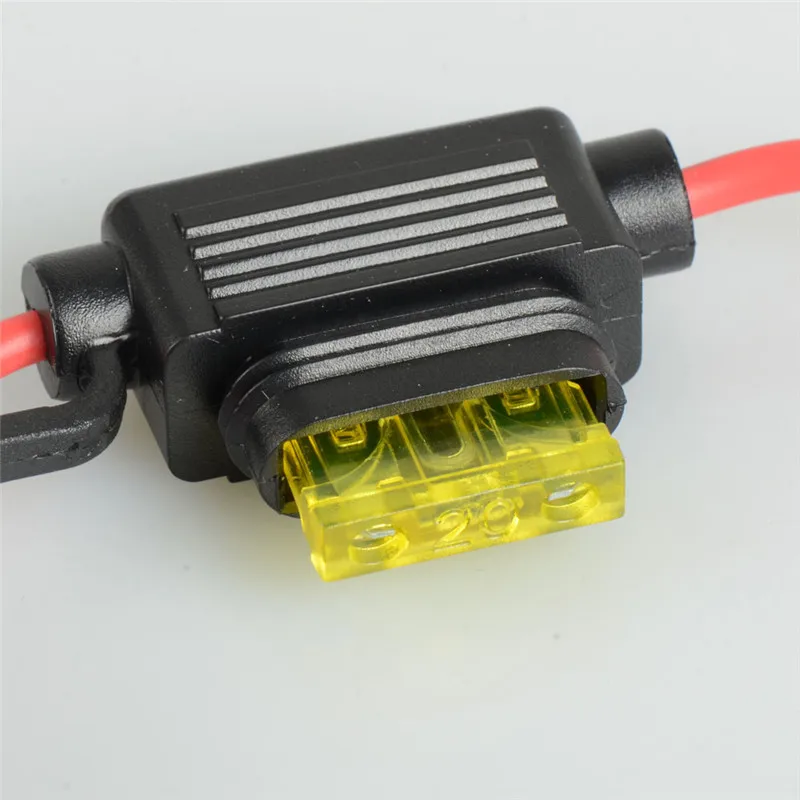 Автомобильный плавкий предохранитель 20A 14AWG Водонепроницаемый линейный