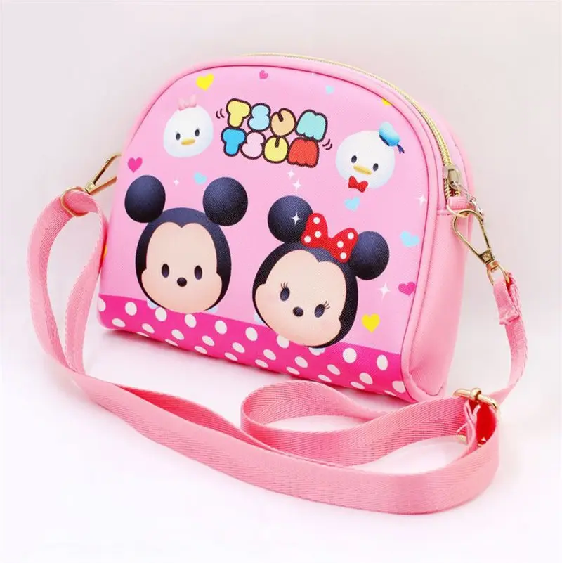 Детские Сумки Disney tsum Микки Маус Минни аниме мультфильм PU маленькая девочка