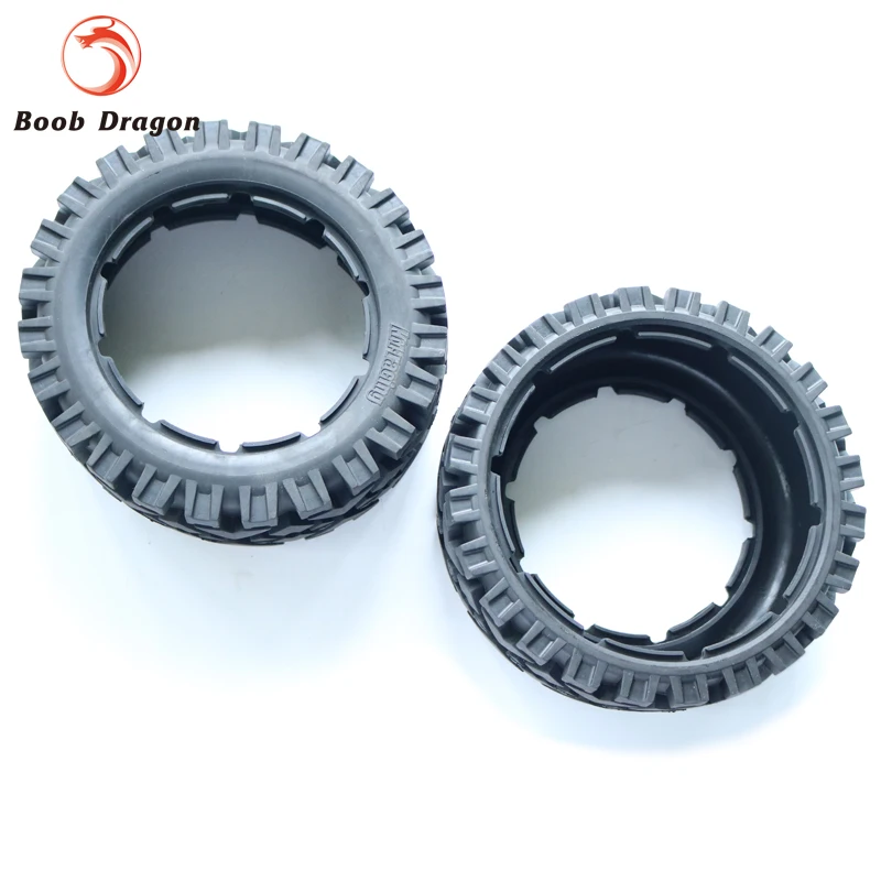 

FVITEU Rubber Front All-terrian tire(2pcs) for HPI BAJA 5B Parts Rovan King Motor