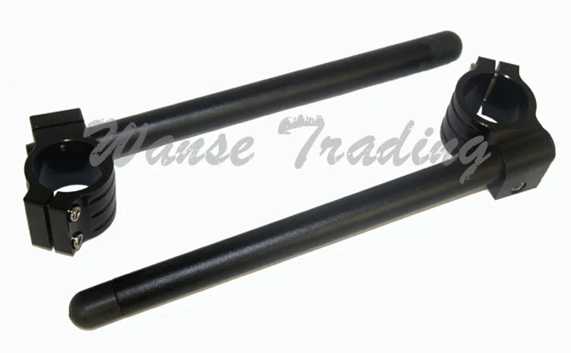 

waase CNC Universal Clip on Ons Clipon Fork Tube Handlebars Black For 50MM 51MM 52MM 53MM 54MM 55MM