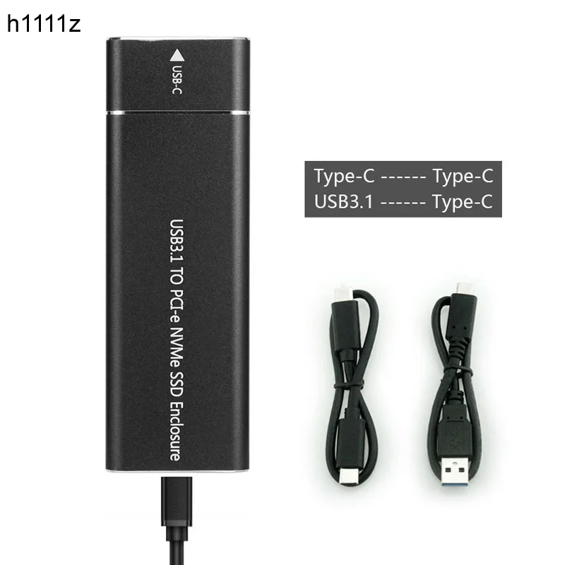 Корпус для жесткого диска PCIE SSD USB3.1 Type C на M.2 M Key NVMe PCI-E 10 Гбит/с 2280 HDD | Компьютеры и