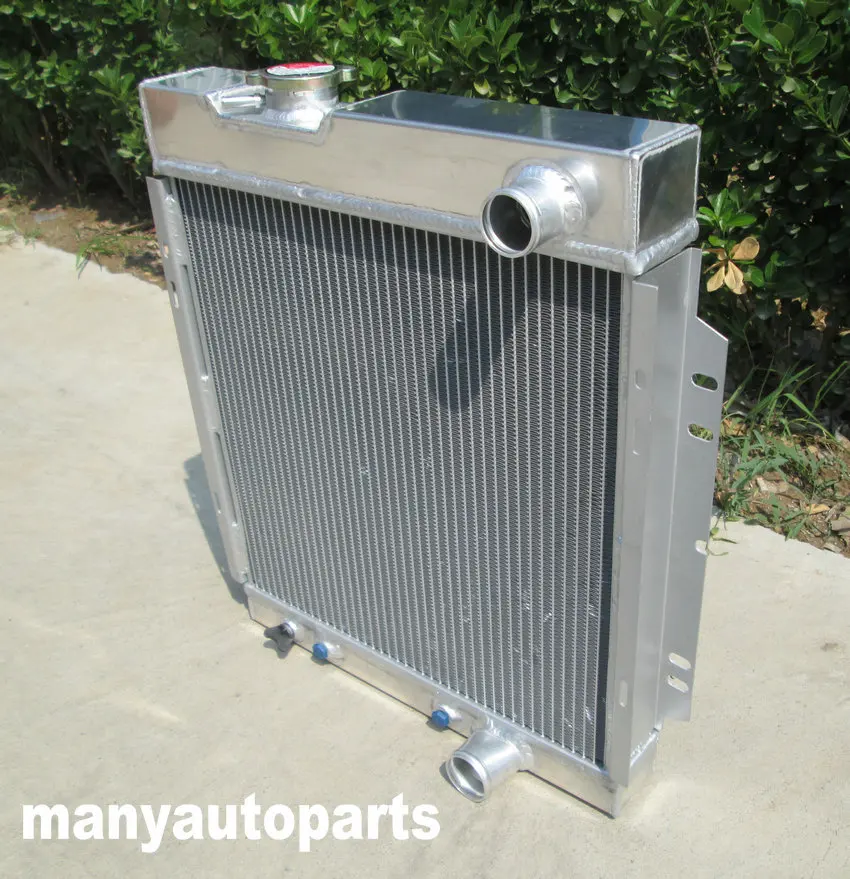3 ряда Алюминий радиатора для Ford MUSTANG V8 289 302 Небесно 1964 1965 1966 + вентилятор|radiator