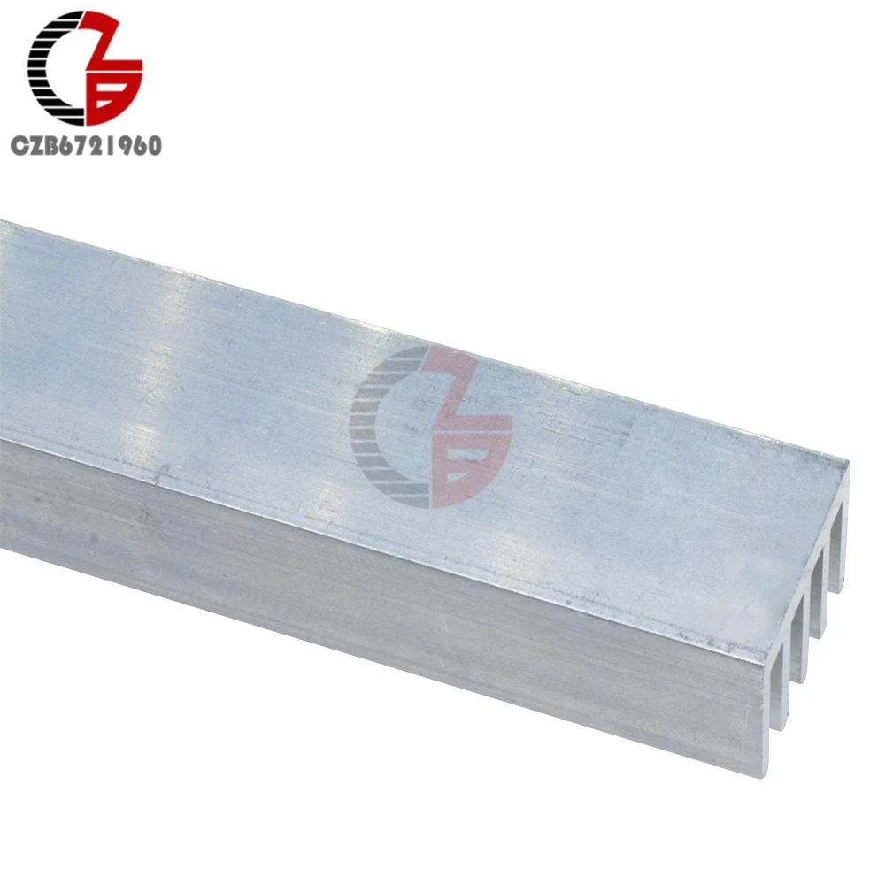 Светодиодный теплоотвод серебристо белый алюминий 150x19 7x15 6 мм|aluminium led|aluminium led heat