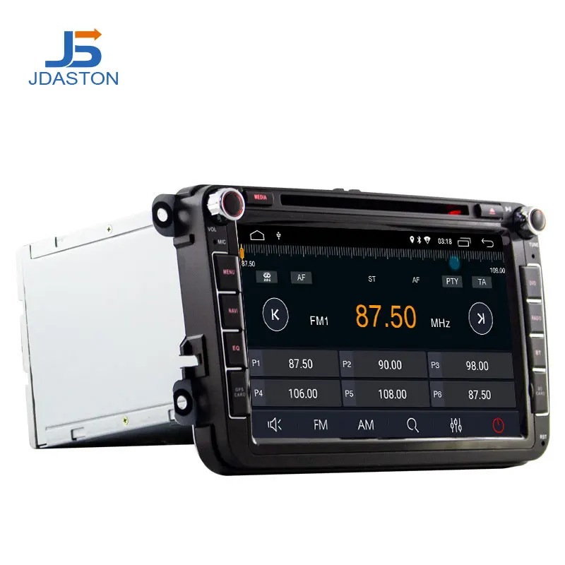 JDASTON 2 Din Android 10,0 Автомобильный мультимедийный радио gps dvd-плеер для Volkswagen VW Passat B6 CC b7 Polo Golf 4 5 Tiguan Jetta BORA