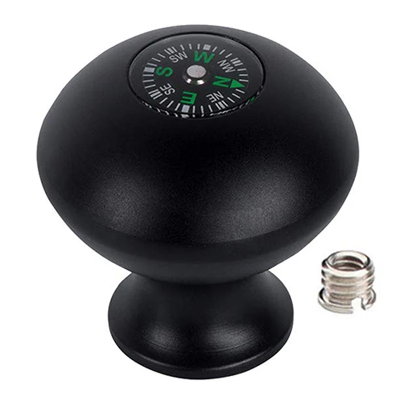 Монопод Трость ручка алюминиевый сплав треккинг Полюс с компасом