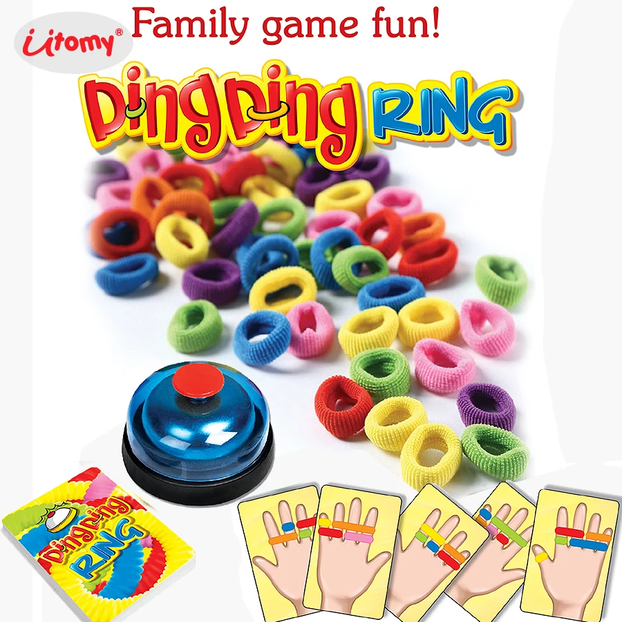 Забавная Веселая Игра на семейвечерние Ding Ring практичные гаджеты для