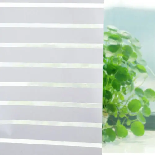 Полосатая матовая ПВХ-пленка для двери офиса водонепроницаемое стекло пленка