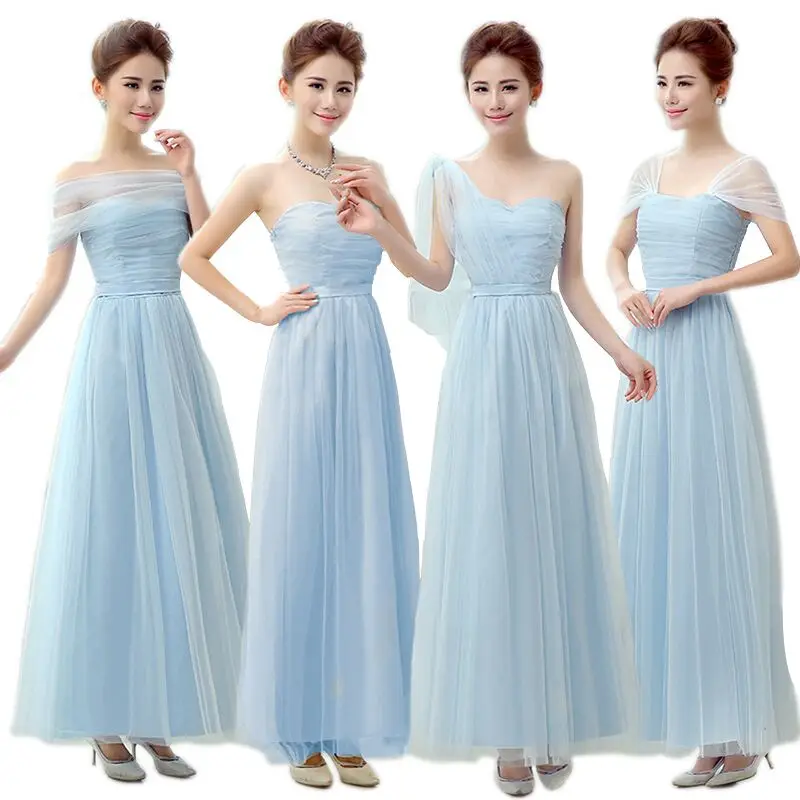 Новинка 2017 Платья для подружек невесты товар в наличии недорогой фатиновый