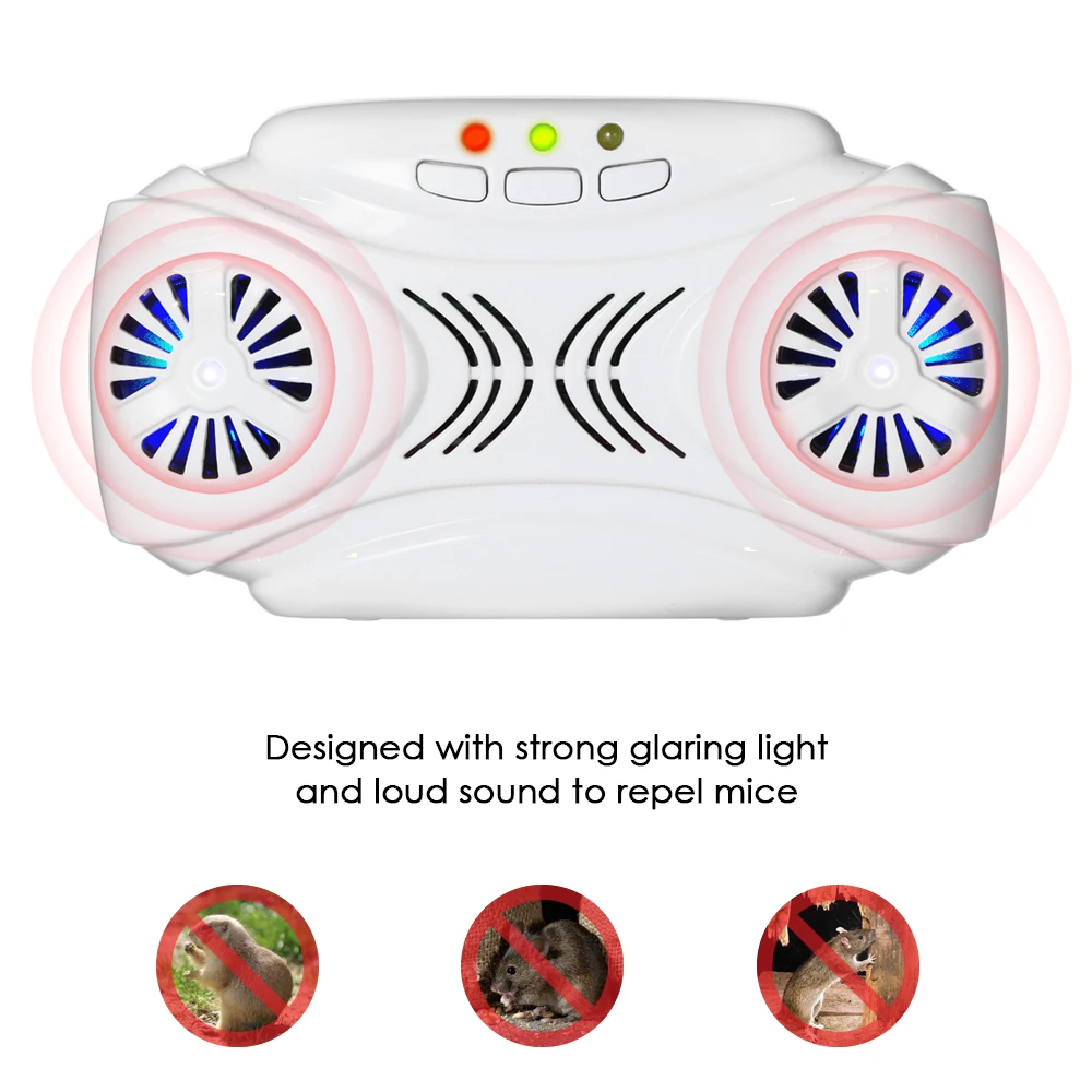 Ультразвуковой бионический отпугиватель мышей с питанием от USB электронный