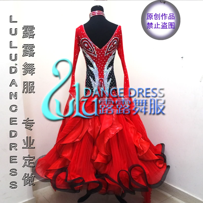 Платье для бальных танцев соревнований платье танго сальсы самбы одежда