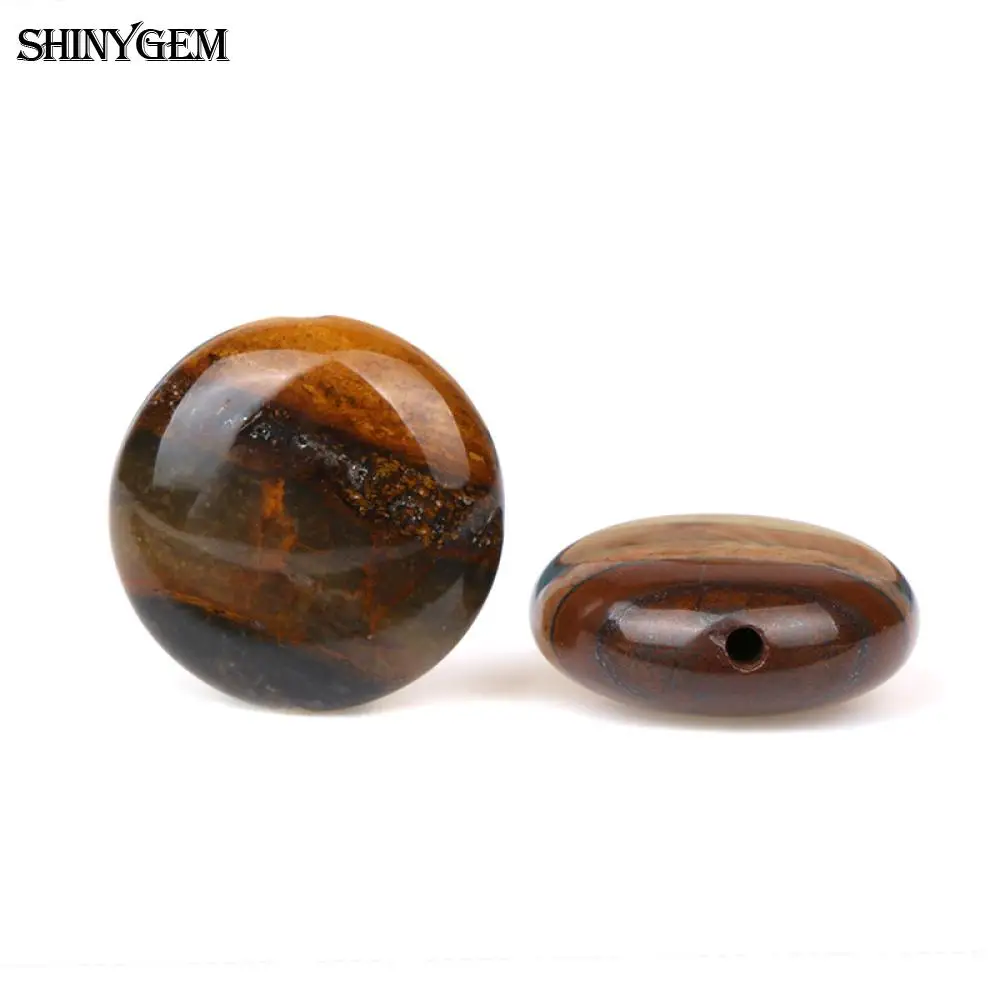 Круглые круглые шарики ShinyGem 16 мм оптовые партии большой желтый тигровый глаз