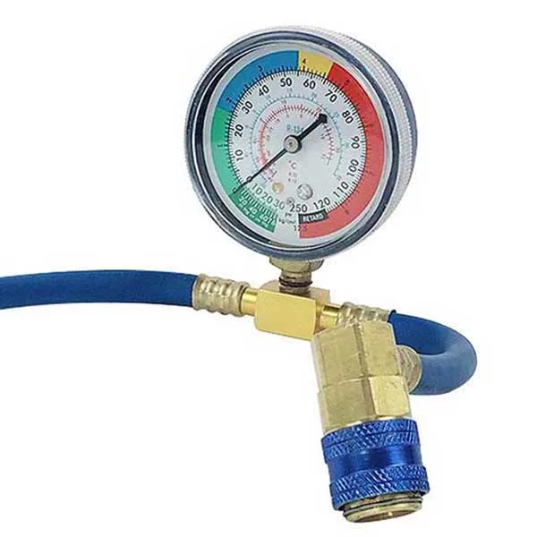 1 шт. металлический R134a перезарядка измерительный шланг Манометр адаптер