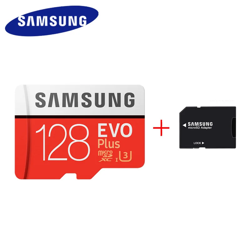 128G-AP Оригинальная карта памяти SAMSUNG Micro SD 32 Гб 64 Гб класс 10 EVO+ EVO Plus microSD 128 ГБ 256 ГБ TF Карта SDXC cartao de memoria - Емкость: 128G-AP