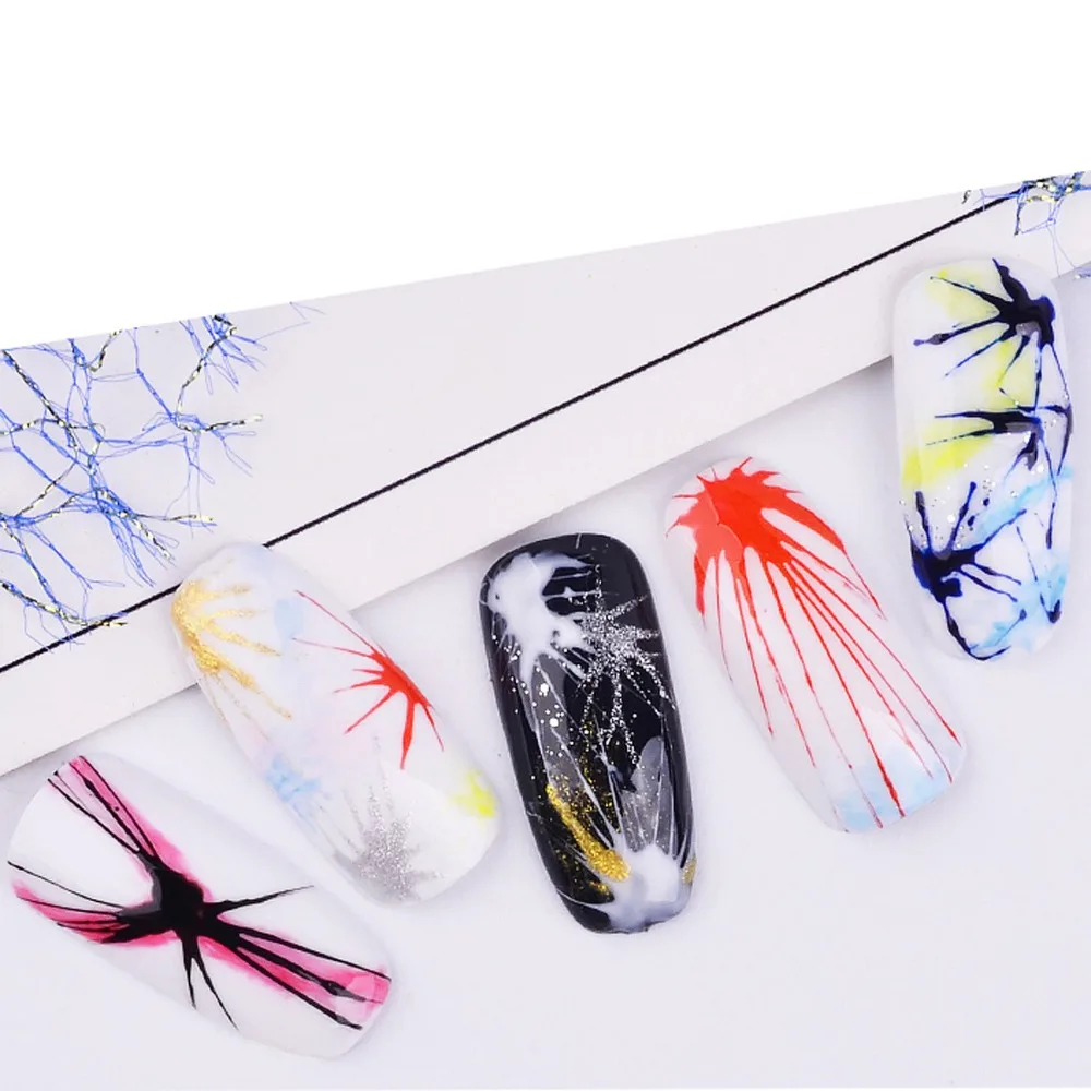 Anmas Rucci 6 цветов/набор УФ гель для дизайна ногтей рисунок эластичная линия краска