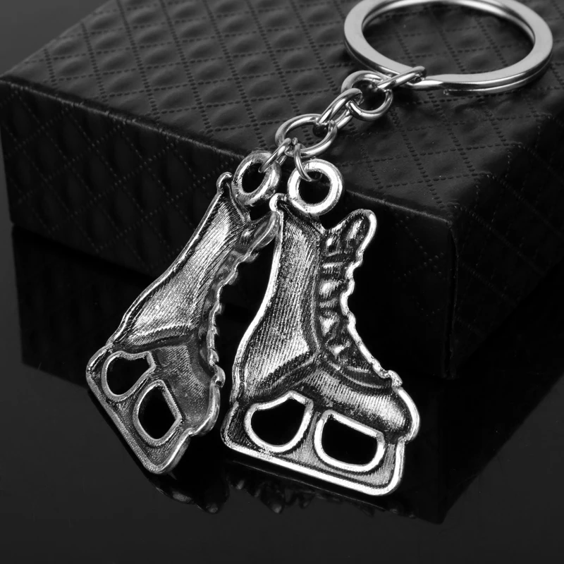 Аниме ювелирные изделия Юри! На льду роликовые коньки брелок в форме обуви Пара