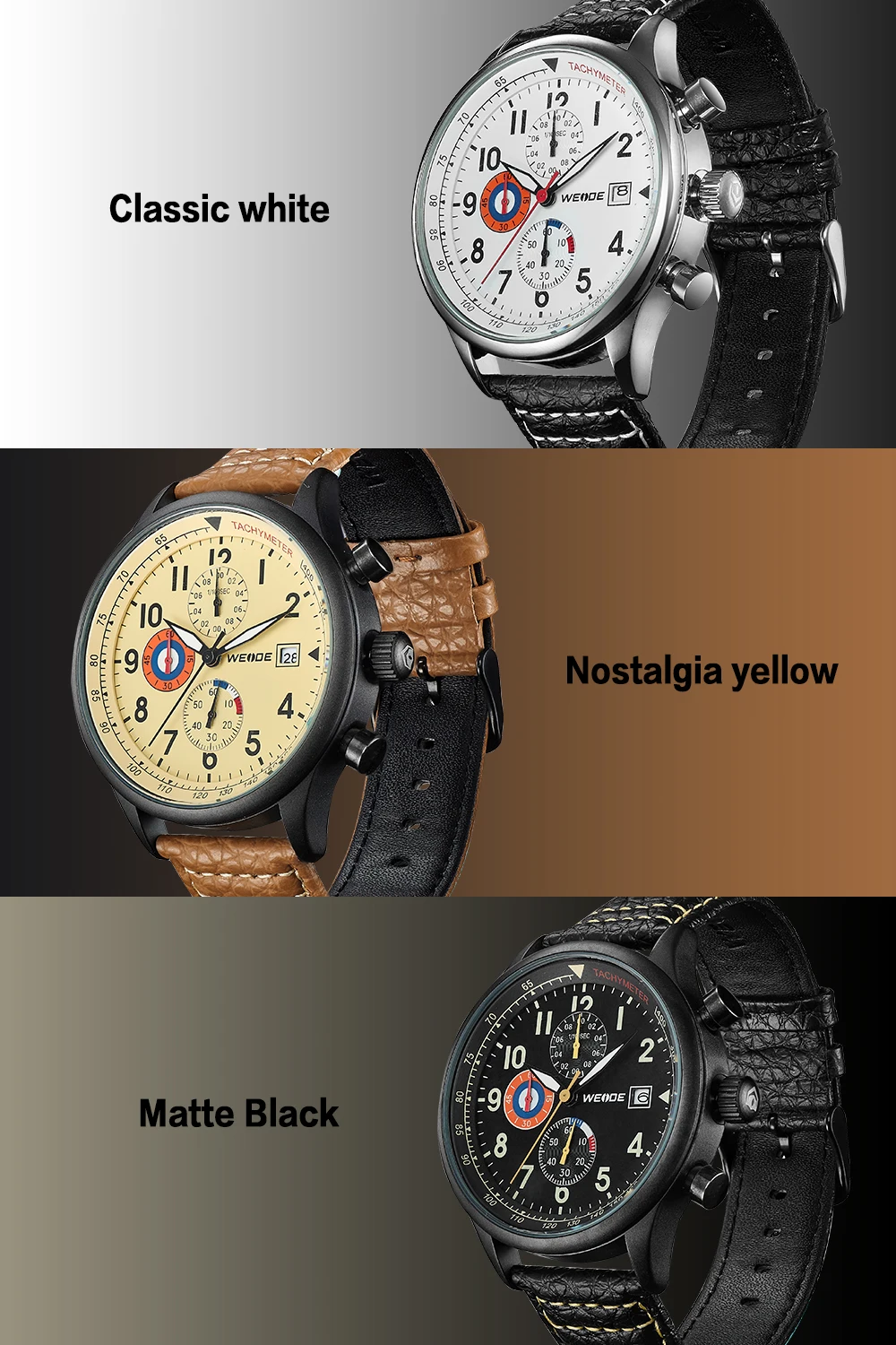 WEIDE мужские роскошные повседневные брендовые часы с ремешком из искусственной кожи, аналоговые кварцевые часы с механизмом и календарем, светильник с подсветкой и белым циферблатом, наручные часы