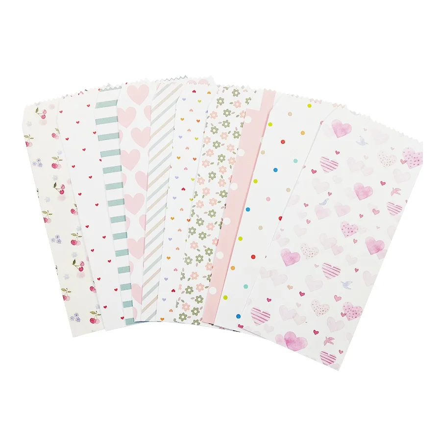 50 шт./лот милые мини красочные бумажные конверты открытки Обложка для