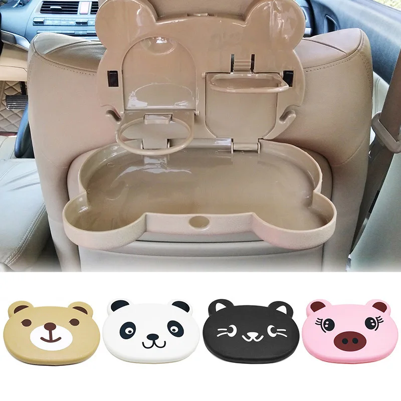 Складной ПОДСТАКАННИК авто заднее сиденье автомобиля стол мультфильм напиток