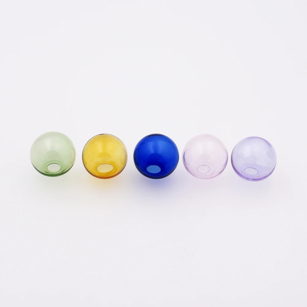 

20pieces 16mm color ball glass globe pendant glass bottle vial pendant jewelry accessories findings handmade