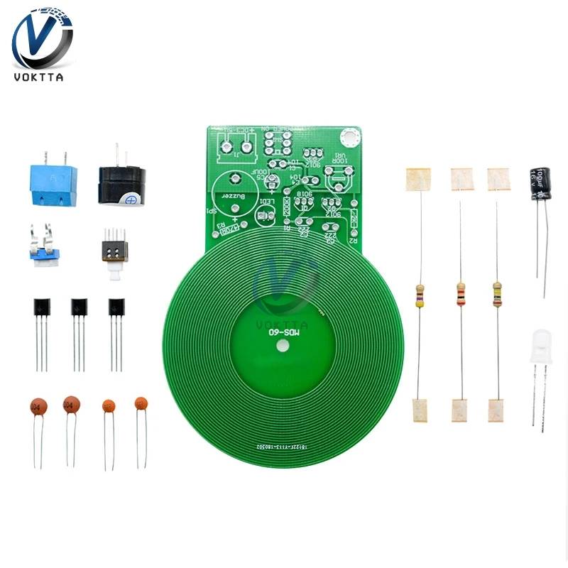 Детектор металла DC 3 V-5 V 60 мм для собрать комплект DIY Бесконтактный Сенсор доска электронная часть подземный детектор металла искатель