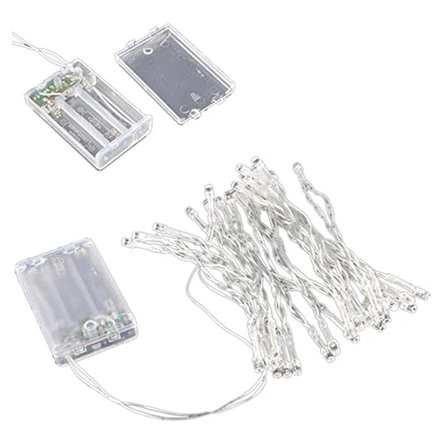 2 м 20 LED на батарейках Рождественские Свадебные сказочные гирлянды