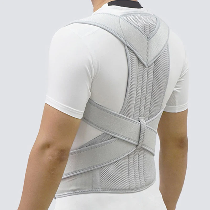 

Durable Adjustable Waist Posture Corrector Elastic Strap Belt Back Spine Support Brace Belt Shoulder Lumbar Correction Men Women