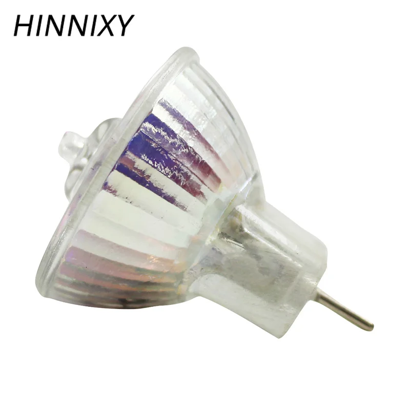 Hinnixy 10 шт./лот MR11 GU5.3 сверхъяркий Регулируемый галогенная лампочка направленного света 12 V/220 V 35 W/50 W Маслосборник Форма лампы прозрачное стекло Стекло