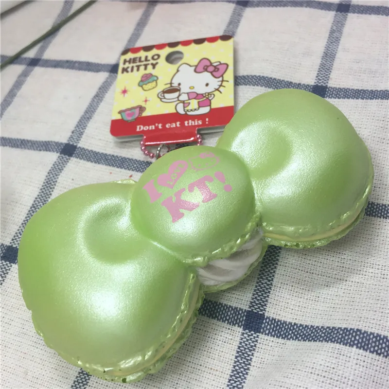 1 шт. милые игрушки с бантиком Hello Kitty Kuwaii Squishys для мобильных телефонов