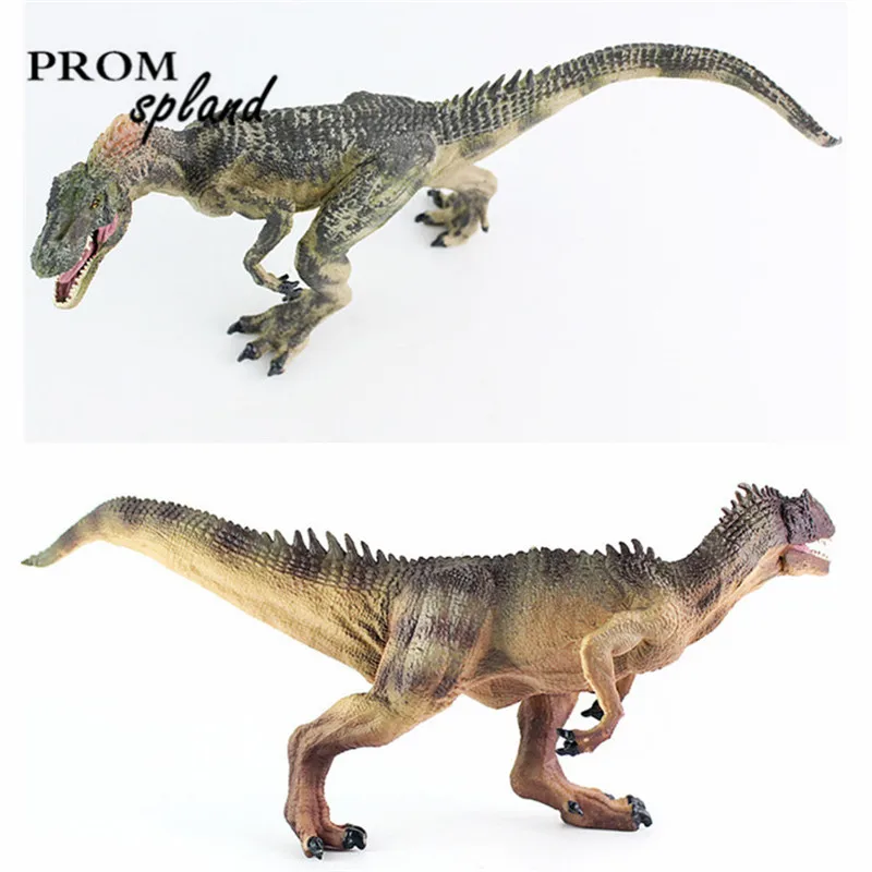 Allosaurus фигурки красный зеленый Моделирование Обучающие игрушки Фигурки