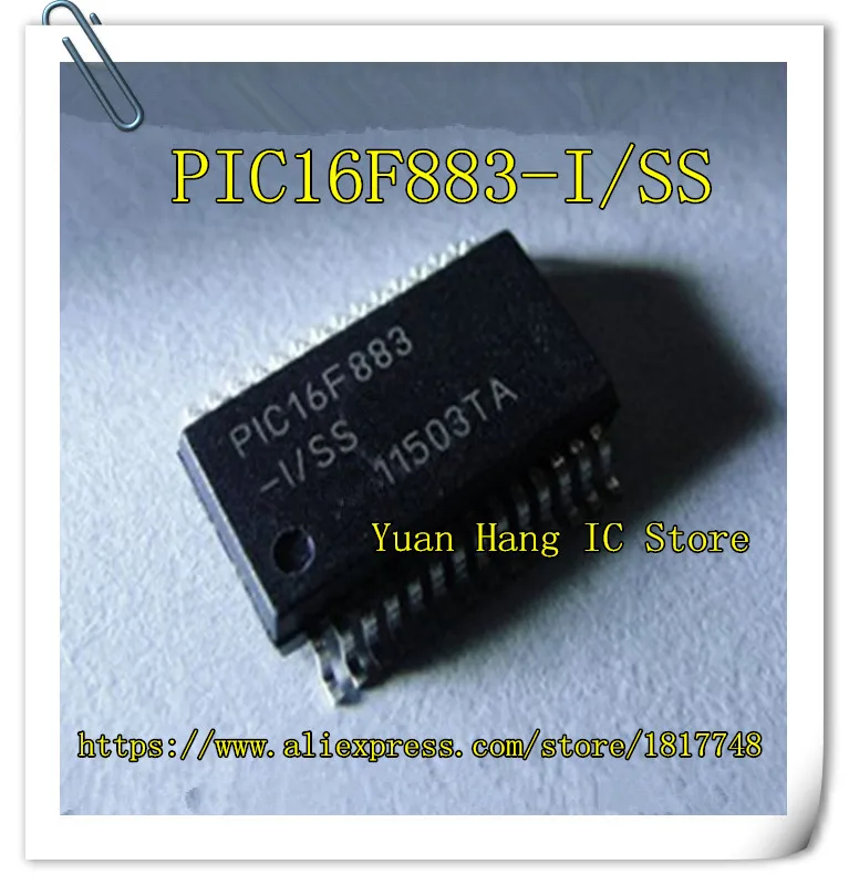 

10PCS/LOT PIC16F883-I/SS PIC16F883-I PIC16F883 16F883 SSOP-28 NEW