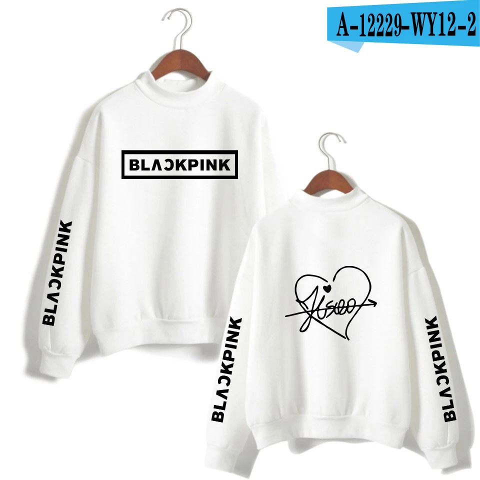 white Хип-хоп Черный Розовый harajuku водолазка толстовки Kpop Женская одежда оверсайз Bangtan Одежда для мальчиков новое поступление - Цвет: white