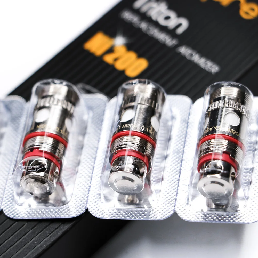 10 шт./лот Оригинал Aspire Atlantis V2 Тритон Ni200 катушки 0.15ohm Температура зондирования