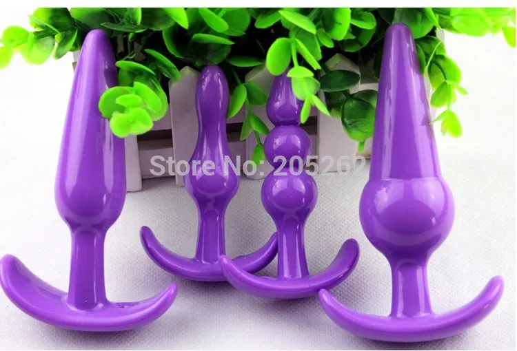 4pcs/set Hot sale Silicone anal plug sex toys butt Beads prostate massage products for men or women | Красота и здоровье