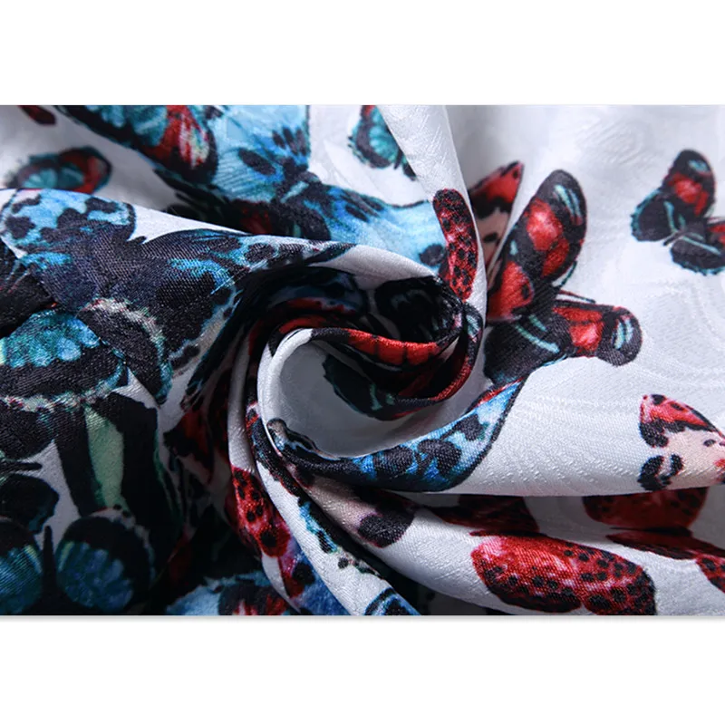 Family Matching Dresses Girls And Mother Daughter Baby Girl Clothes Long Sleeve Children Dress Butterfly Print robe mere fille | Мать и