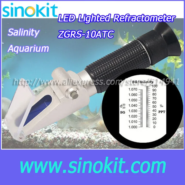 

Free Shipping Hot sales in Aquarium Salinity Refractometer - ZGRS-10ATC
