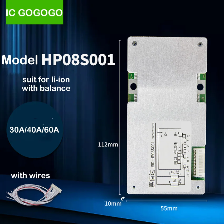 Защитная плата для литиевых батарей 3S li ion 12 В BMS PCB общий порт с функцией