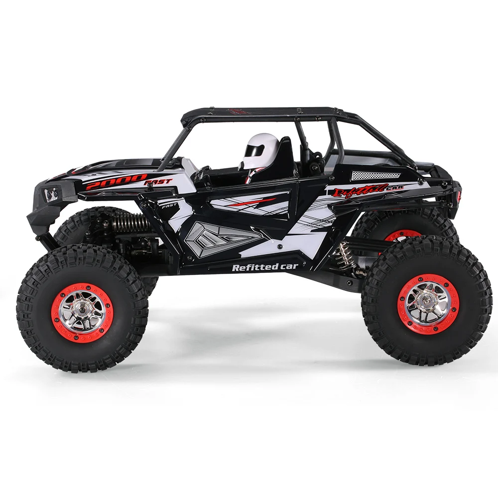 Wltoys 10428 B2 1:10 4WD 2 4G 40 км/ч гоночный Rc автомобиль Рок Гусеничный внедорожный Багги RTR