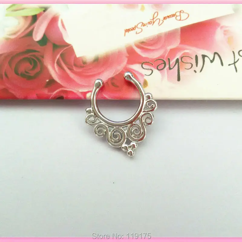 Кольцо для носовой перегородки в стиле панк|septum clicker|nose hoop ringseptum jewelry |
