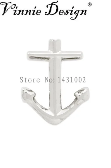 Vinnie Дизайн Ювелирные изделия якорь горка талисманы подходит на вратарь браслет