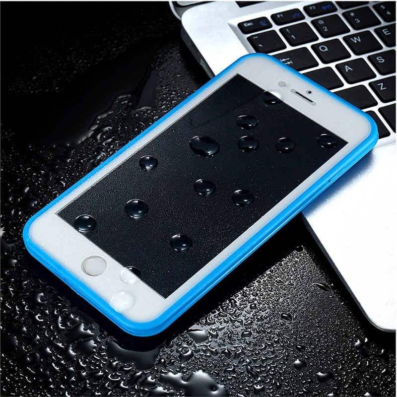 Luxury 360 Degree Soft Silicone Waterproof Cases for iPhone 5 5s 6 6s Plus Underwater Swimming Diving Bag iphone 7 |