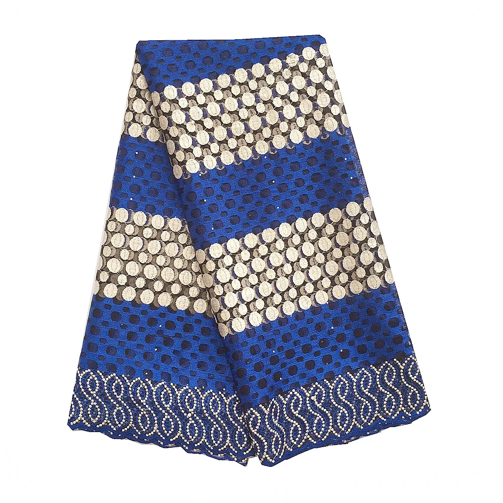 

New Arrivals High Quality African Fabric Lace Nigeria Teal Green Lace Fabric Royal Blue Swiss French Net Lace Fabric 2019