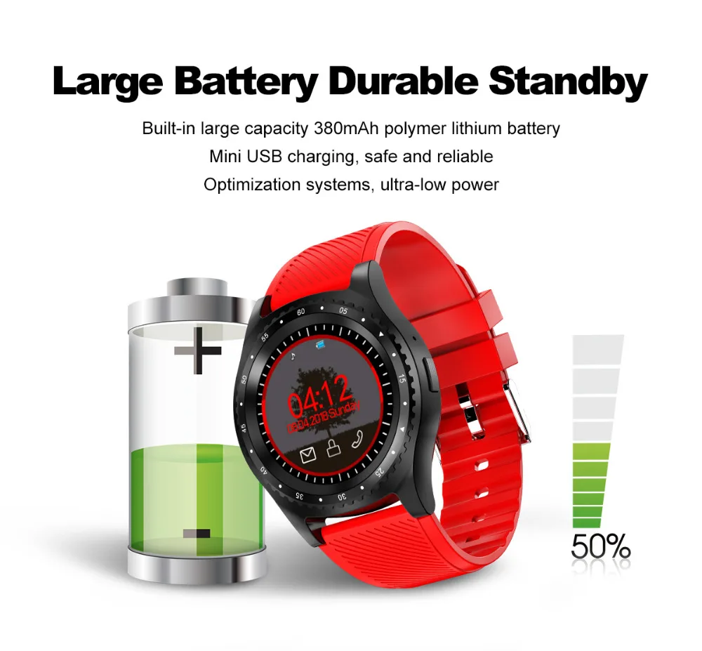 Новые L9 Bluetooth Smart часы с Камера TF sim-карты спортивные Фитнес монитор Шагомер Smartwatch
