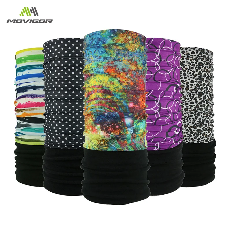 Теплый шарф унисекс с принтом бандана 30 цветов для езды на велосипеде активного