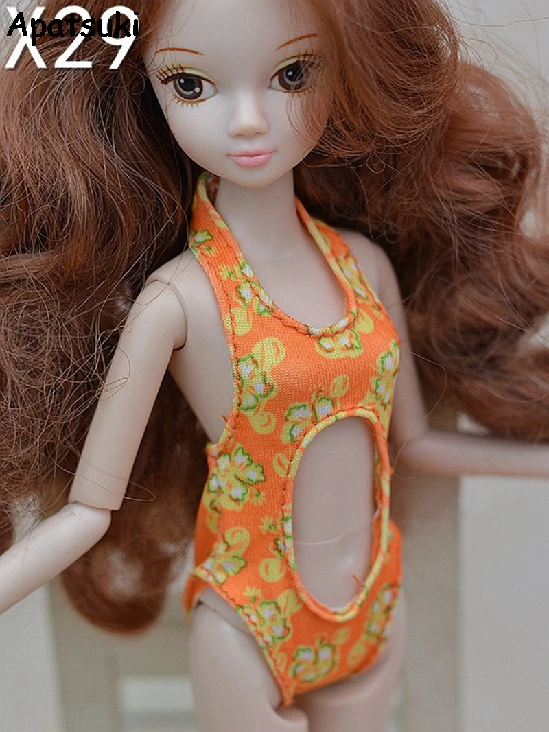 Сексуальный цельный женский купальник одежда для кукольного домика Барби