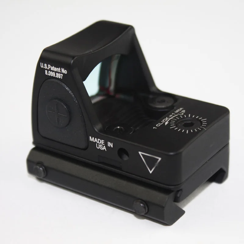 Тактический охотничий Оптический Регулируемый мини-прицел с красной точкой для