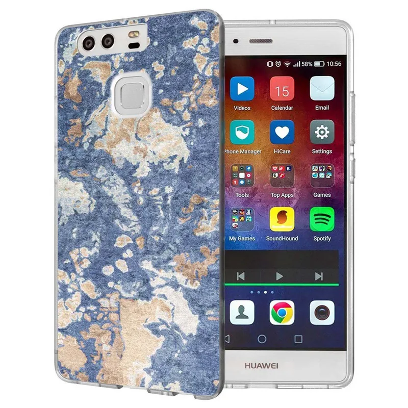 For Huawei P9lite/P8 Lite 2016 2017 Y5 II 2 Y5ii / Y6 Compact Honor 5A LYO-L21 Soft TPU Silicone Pattern Clear Case B072 |